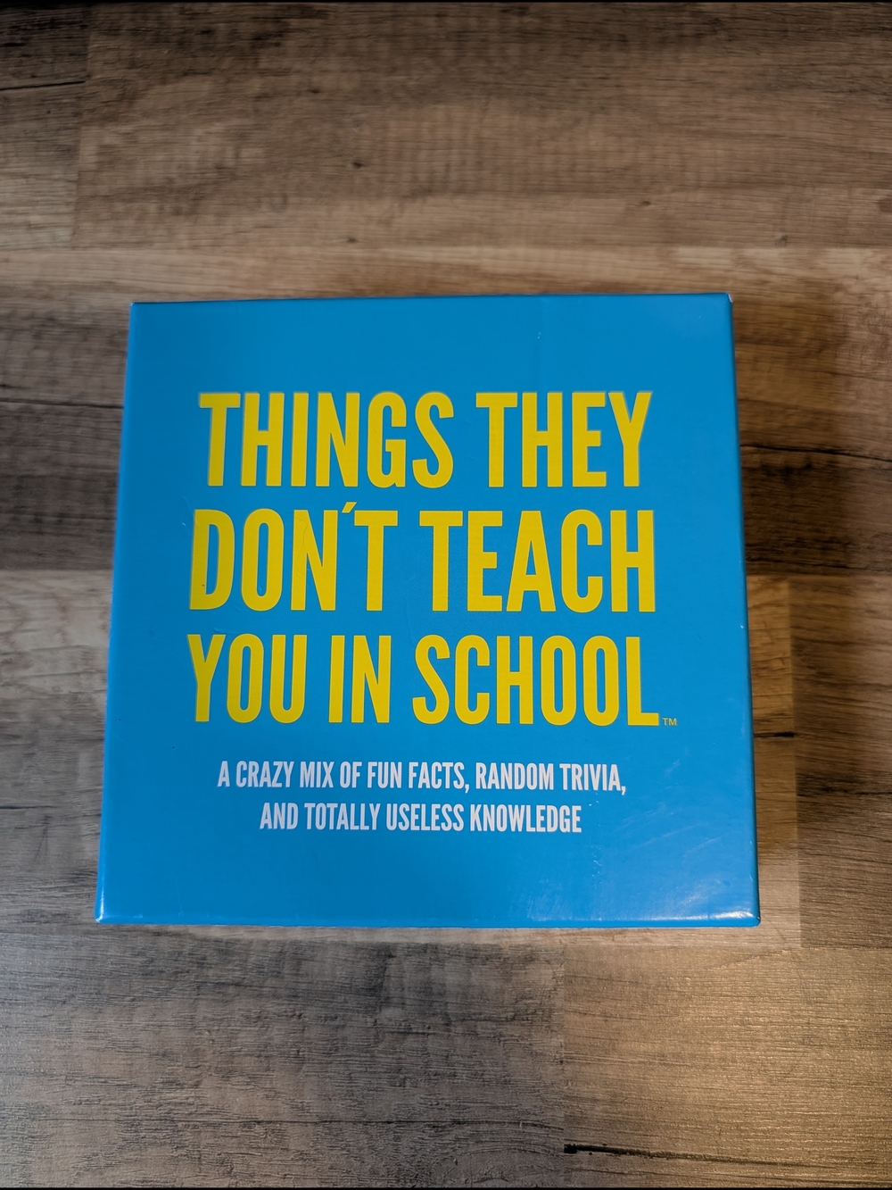 Things They Don't Teach You In School Card Game